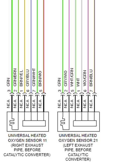 02 sensor 4 wire o2 sensor wiring diagram