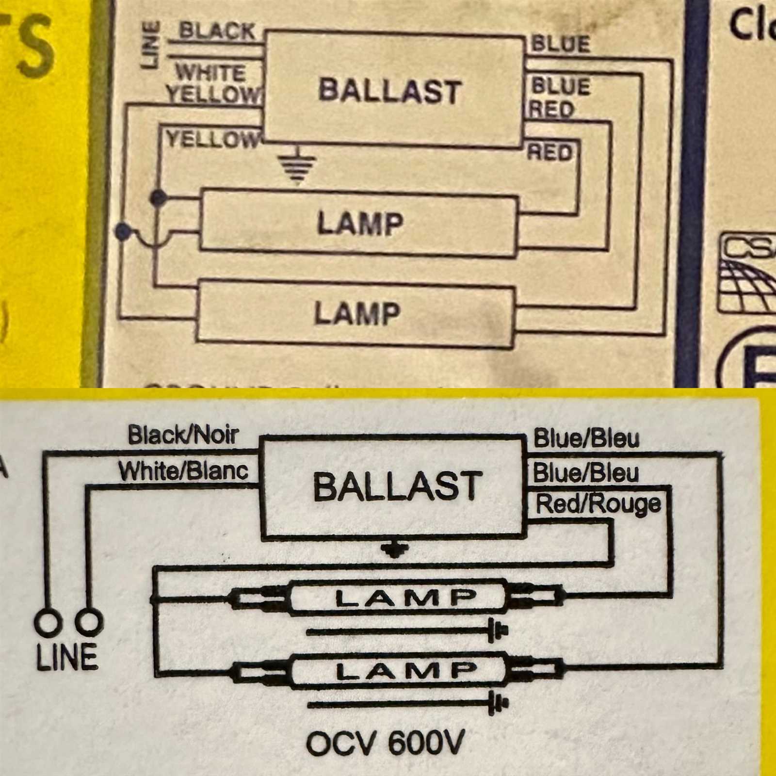 1 lamp ballast wiring diagram