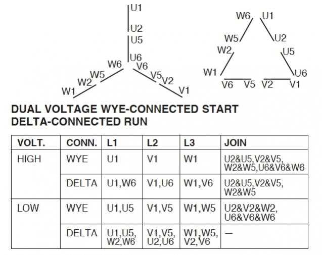 12 lead motor wiring diagram