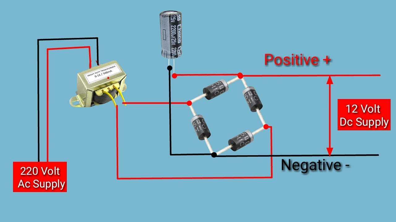 12 volt dc wiring diagram