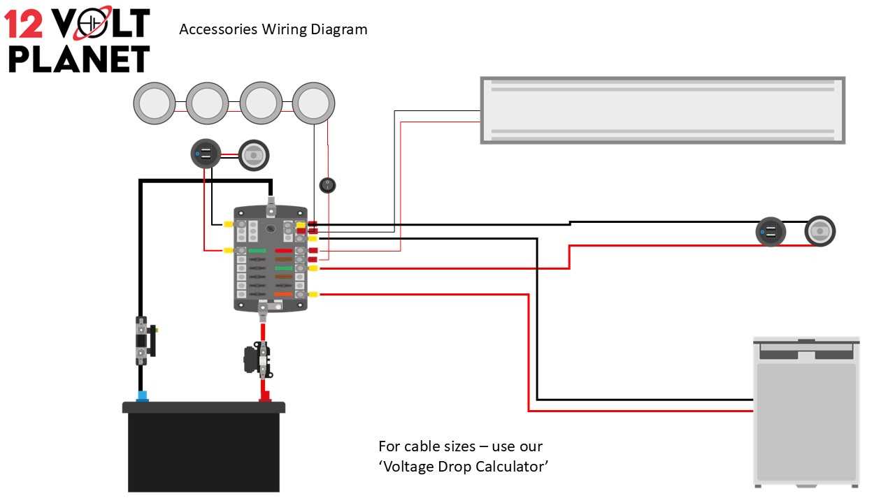 12 volt dc wiring diagram