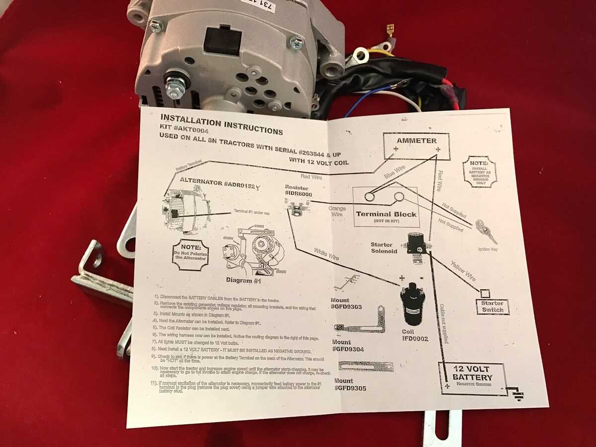 12 volt wiring diagram for 8n ford tractor