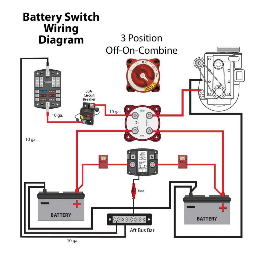 12 volt 3 battery boat wiring diagram