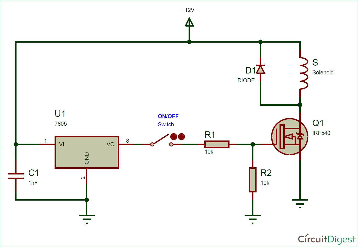 12 volt solenoid wiring diagram