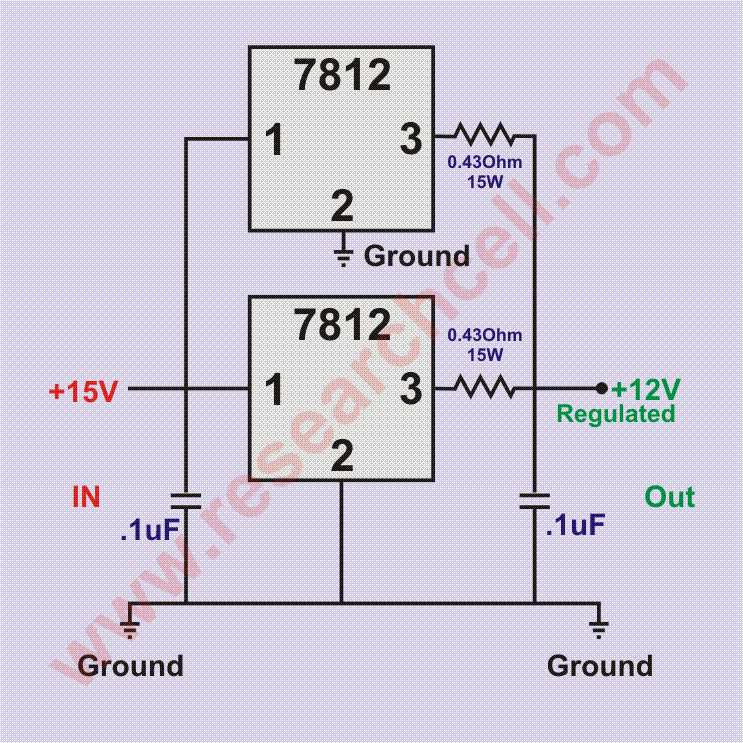 12 volt voltage regulator wiring diagram