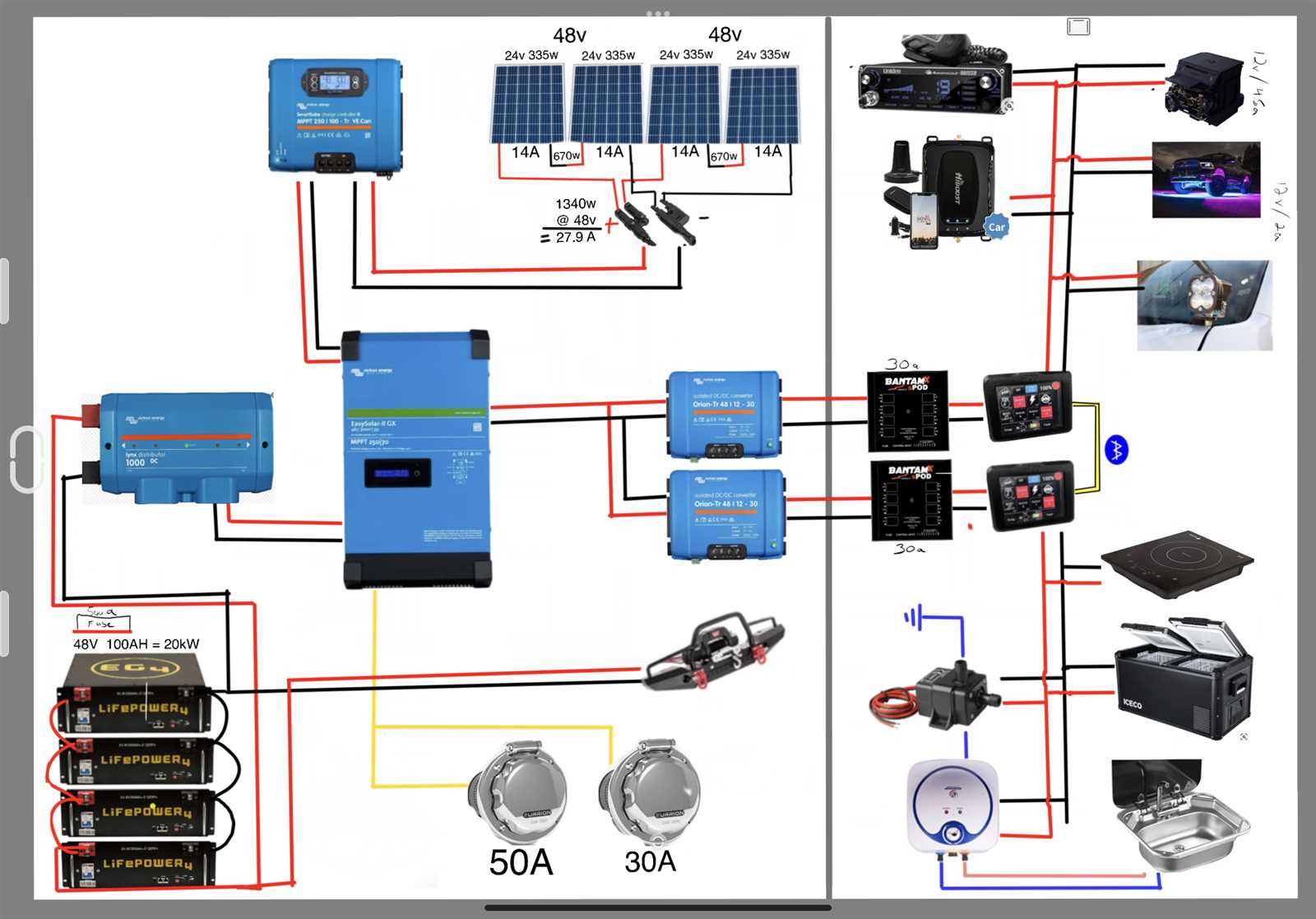 12v 48 volt battery wiring diagram