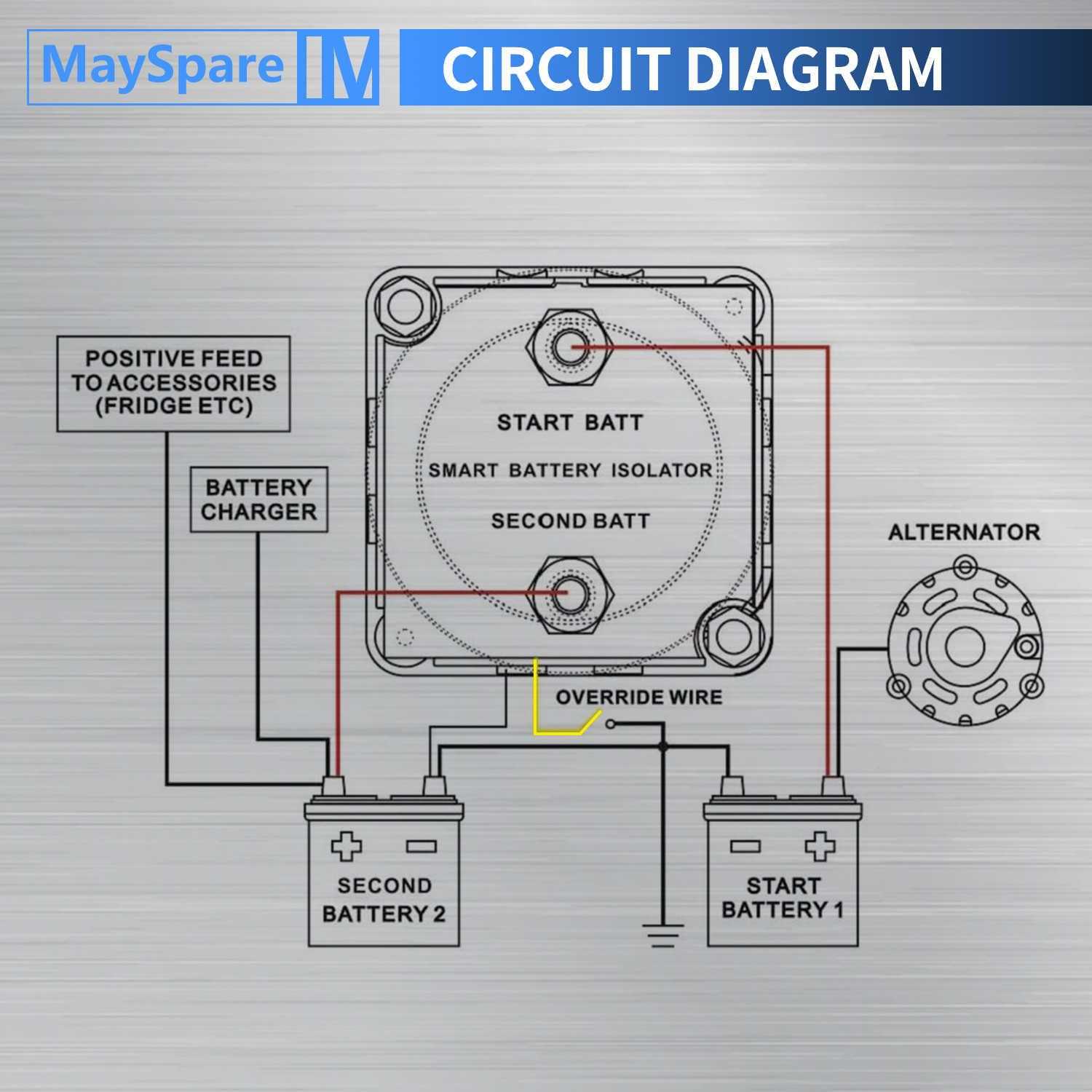 12v battery isolator switch wiring diagram