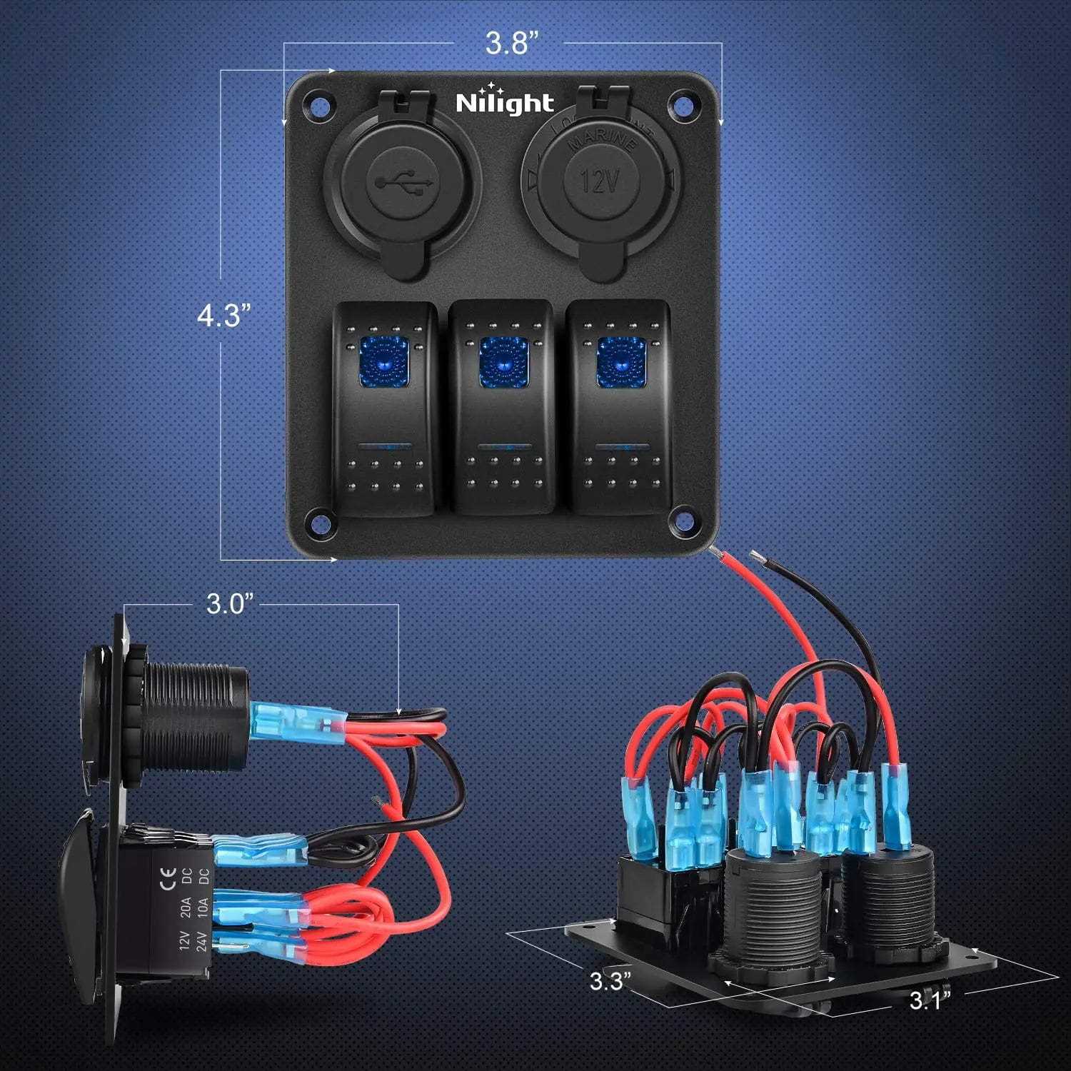 12v cigarette lighter socket wiring diagram