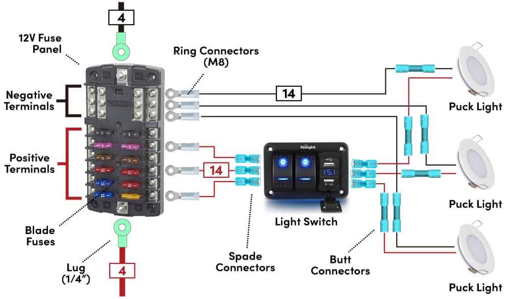 12v lighting wiring diagram