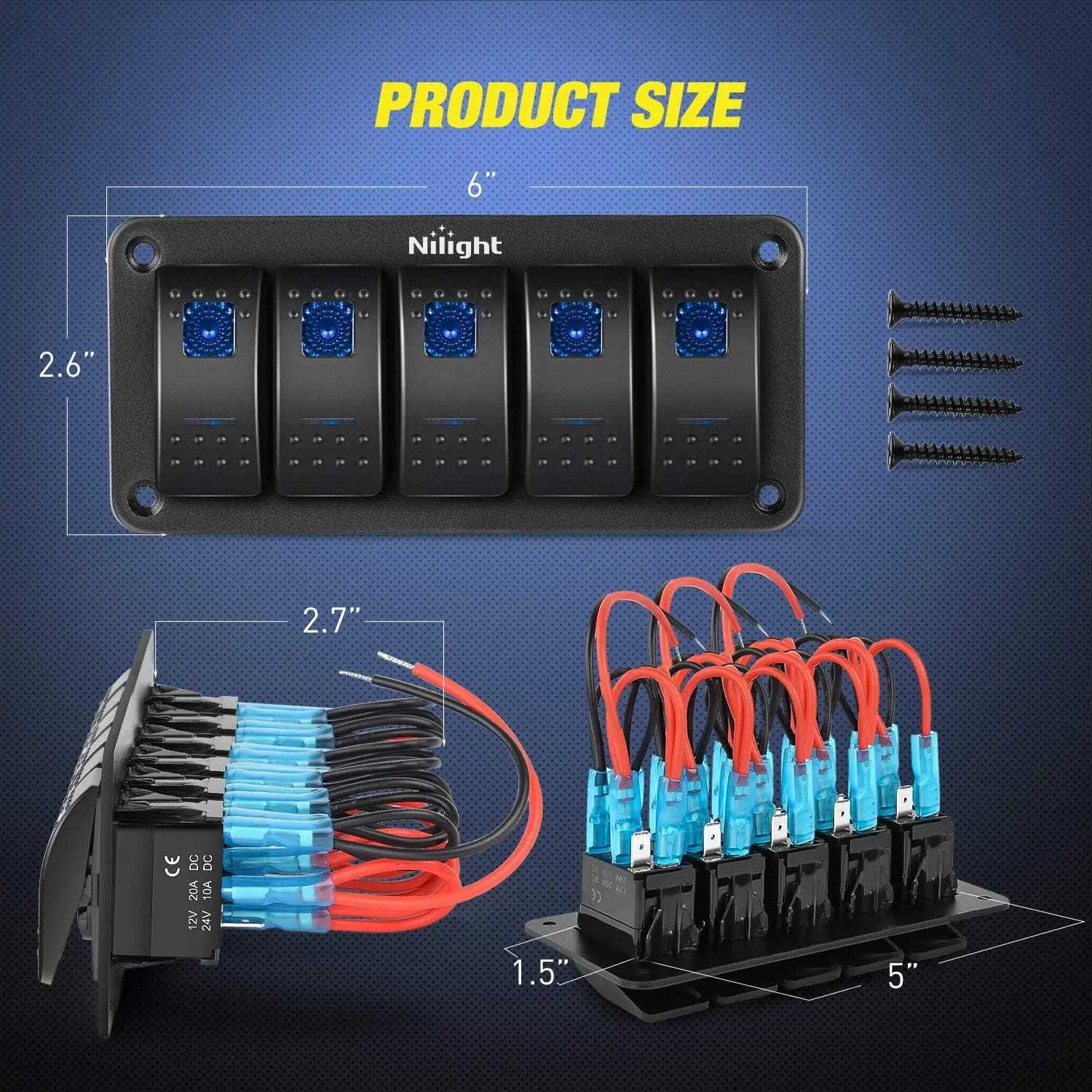 12v switch panel wiring diagram