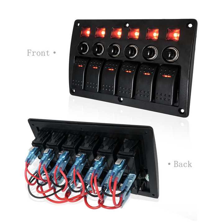 12v switch panel wiring diagram