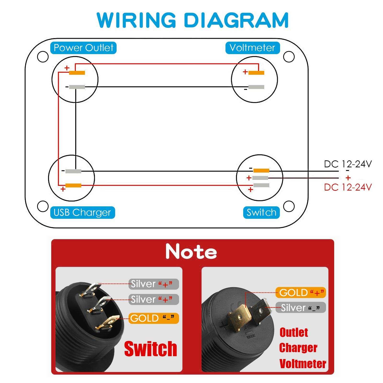 12v voltmeter wiring diagram