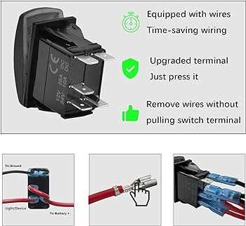 12v 4 pin rocker switch wiring diagram