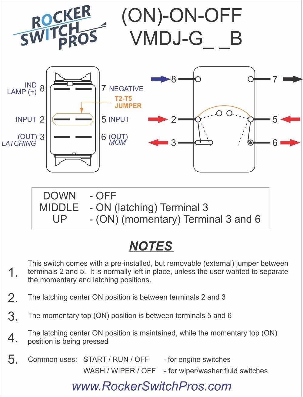 12v 6 pin rocker switch wiring diagram