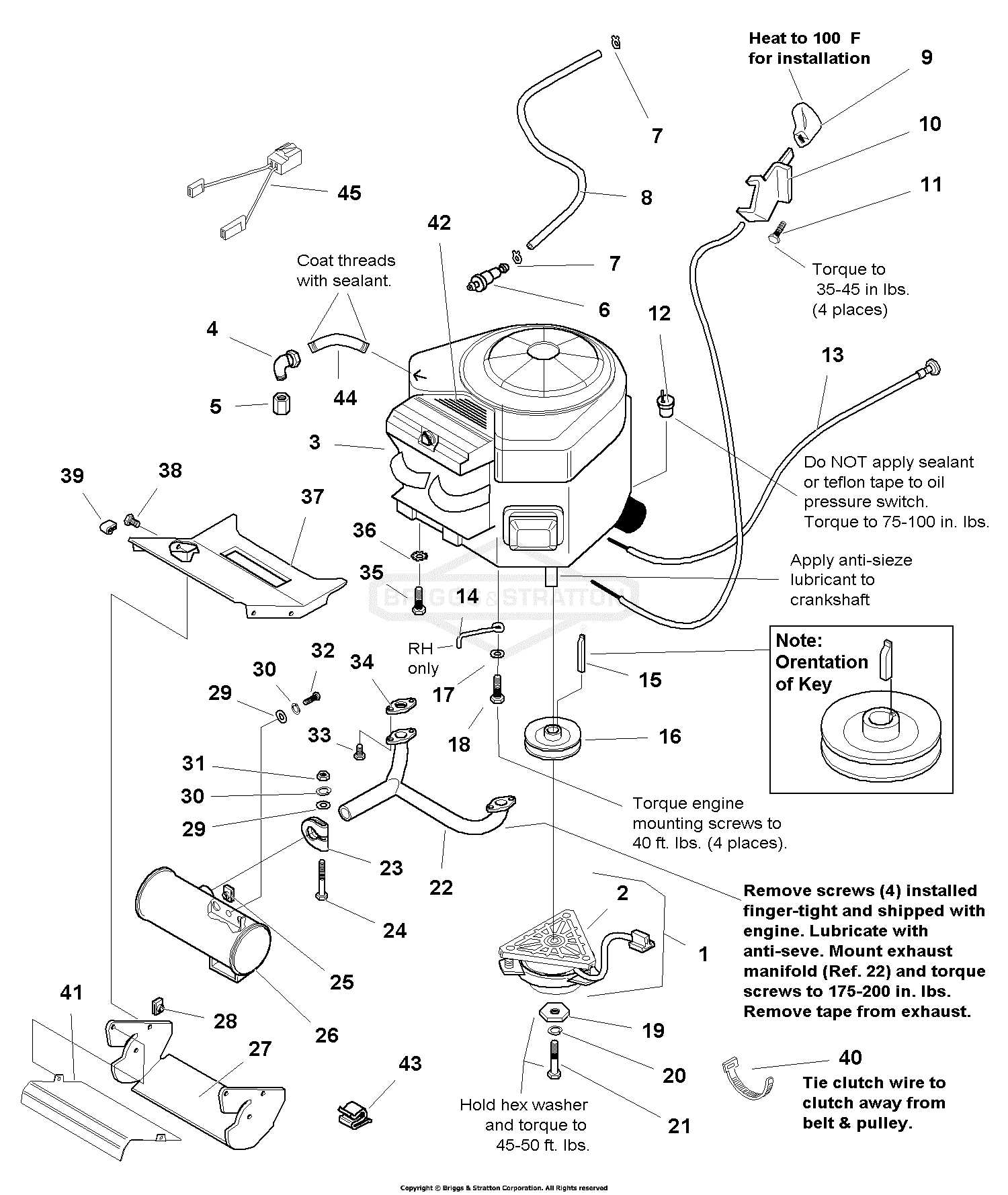 16 hp briggs and stratton wiring diagram