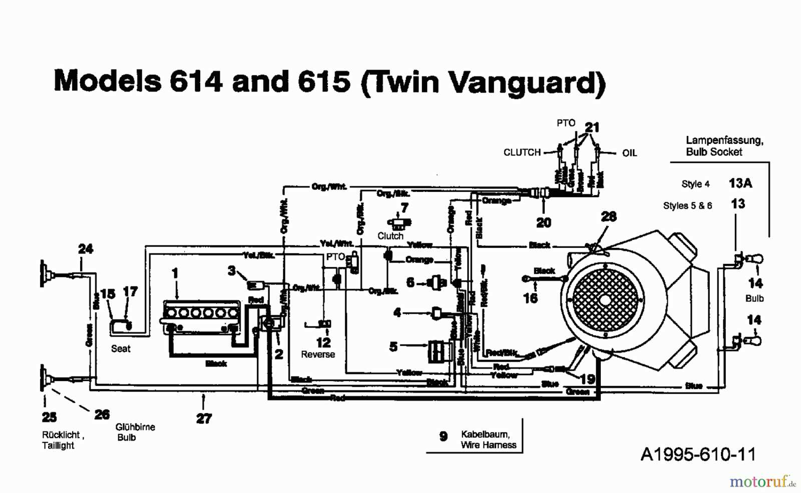 16 hp briggs and stratton wiring diagram