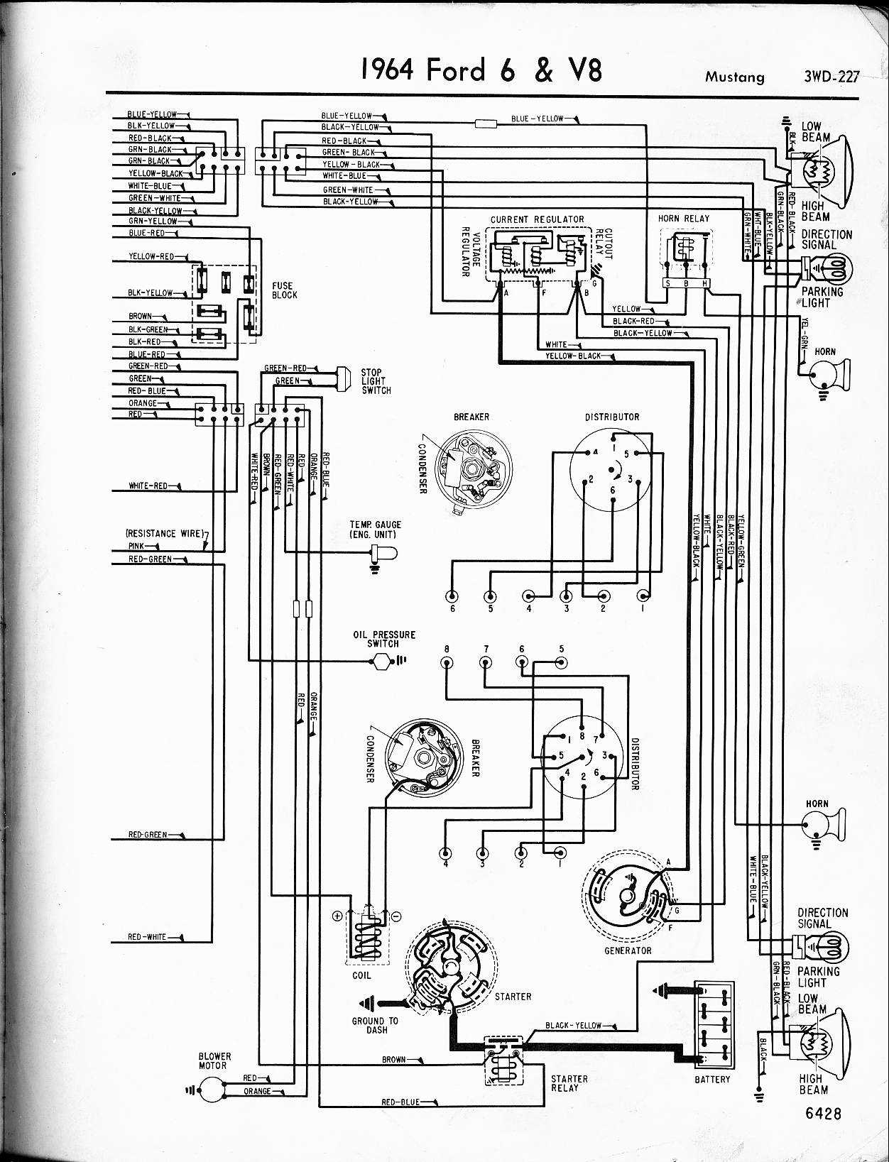 1967 mustang ignition switch wiring diagram