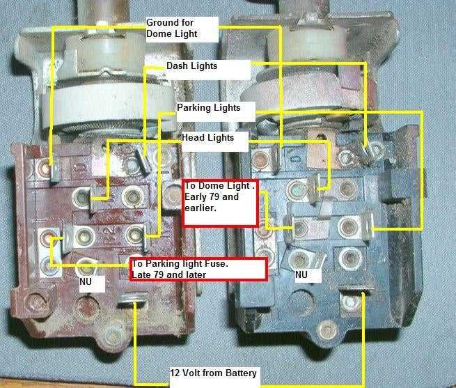 1984 chevy g10 headlight switch wiring diagram