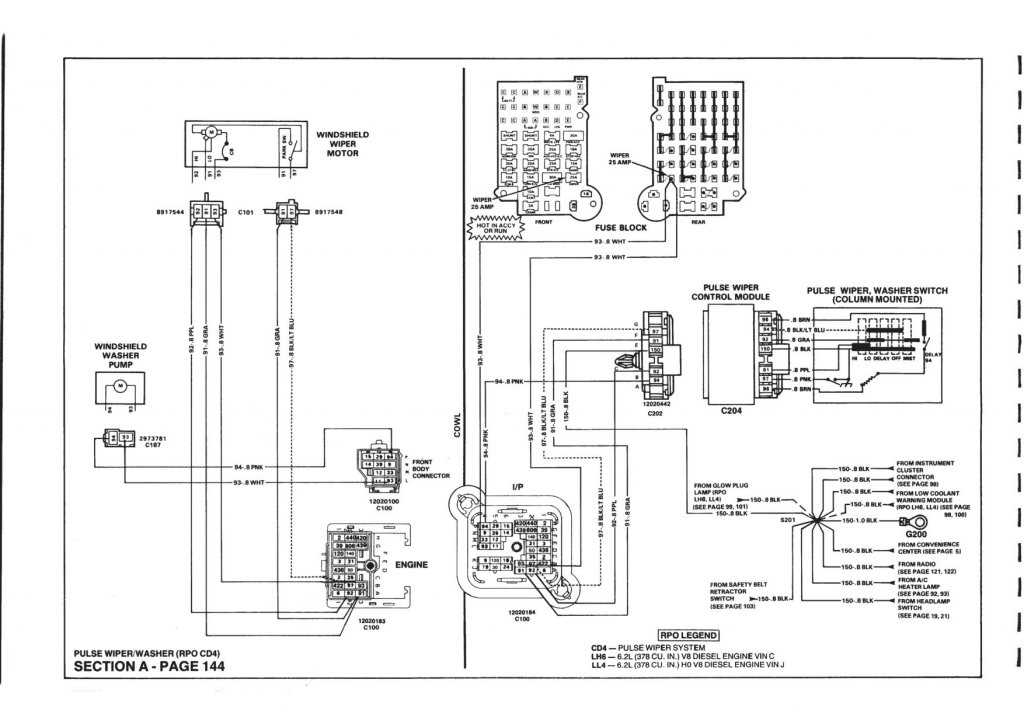 1984 chevy truck wiring diagram