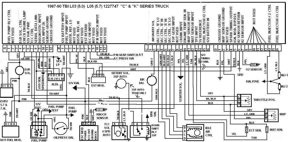 1988 chevy 1500 fuel pump wiring diagram