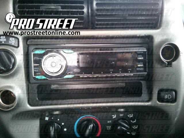 1998 ford ranger radio wiring diagram