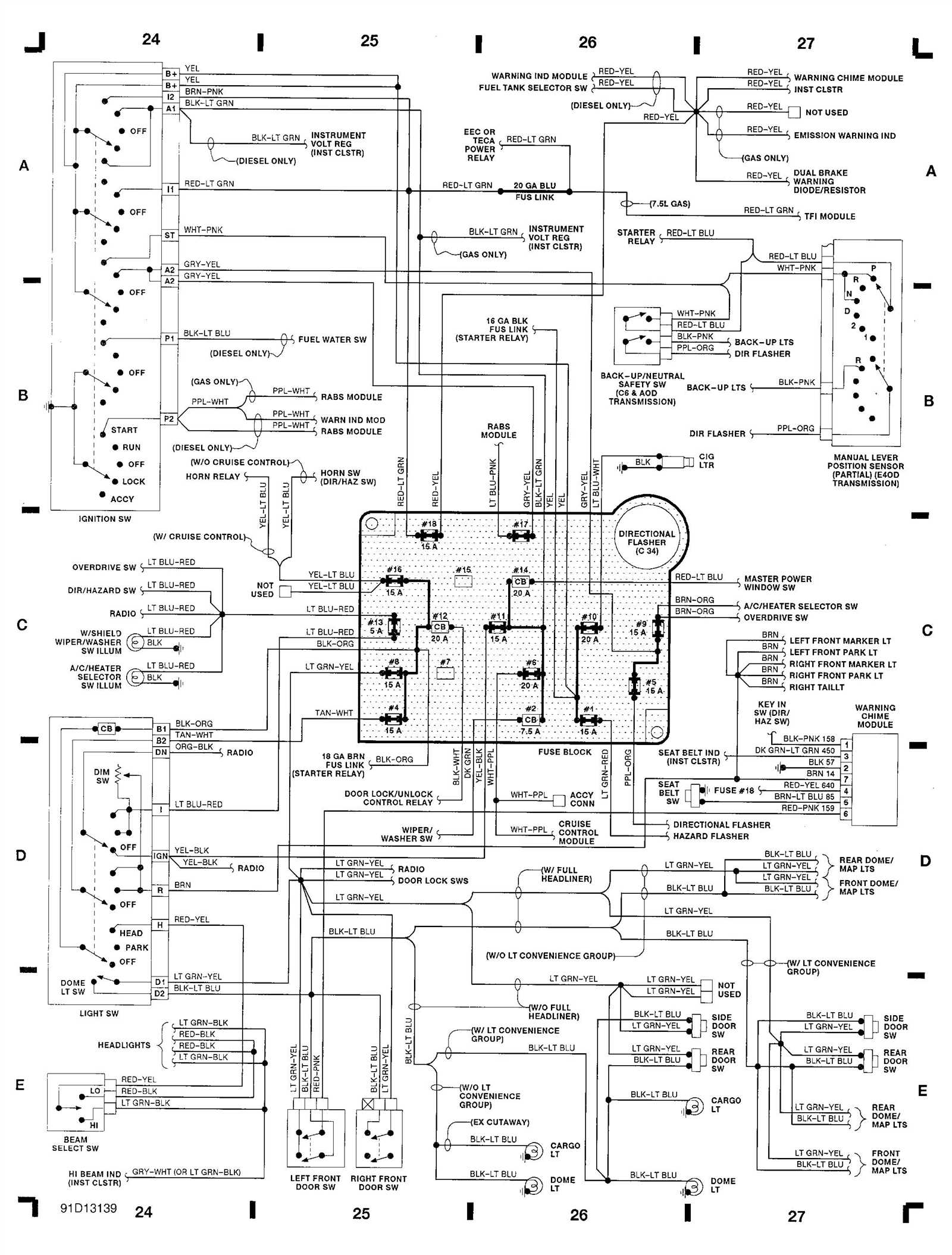 1999 ford f150 radio wiring diagram