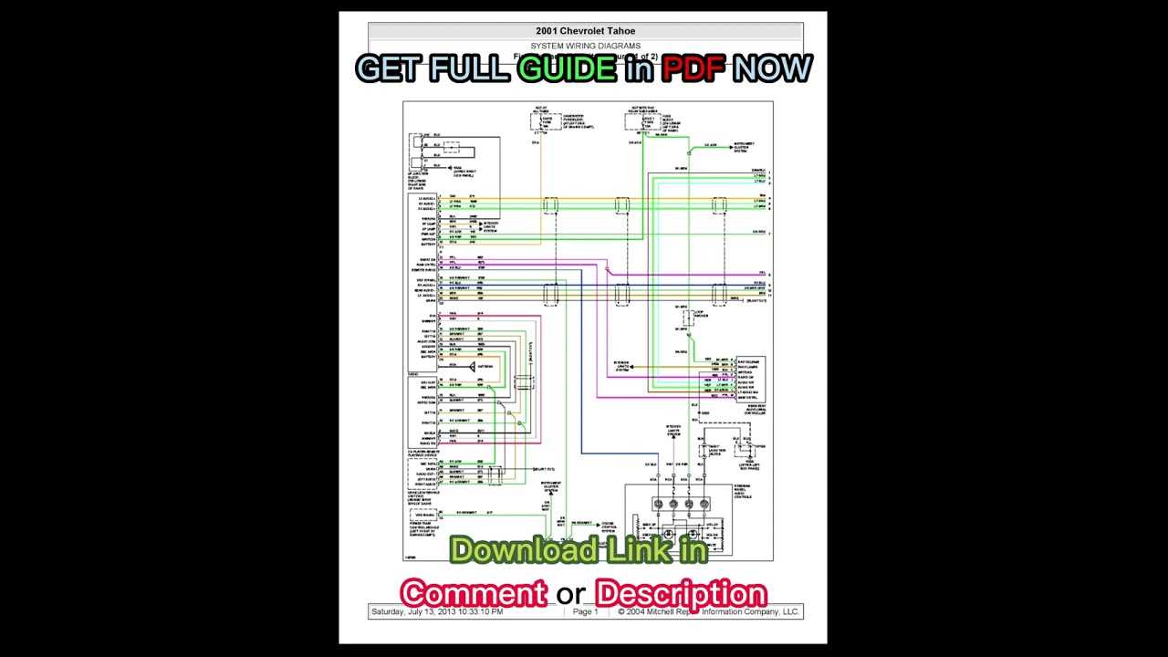 1999 chevy tahoe radio wiring diagram