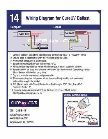 2 lamp ballast wiring diagram