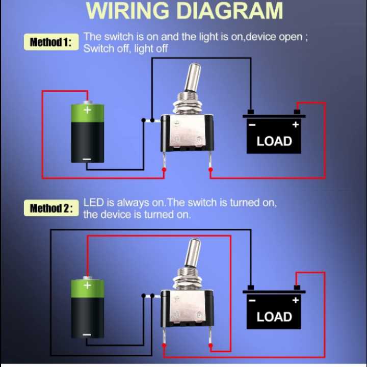 2 prong toggle switch wiring diagram