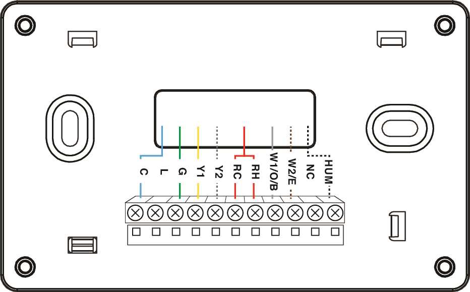 2 stage thermostat wiring diagram