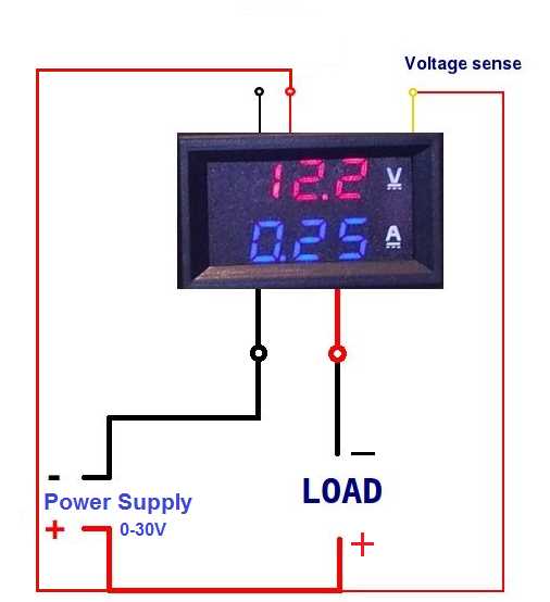 2 wire voltmeter wiring diagram