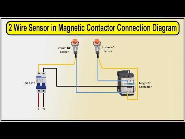 2 wire proximity sensor wiring diagram