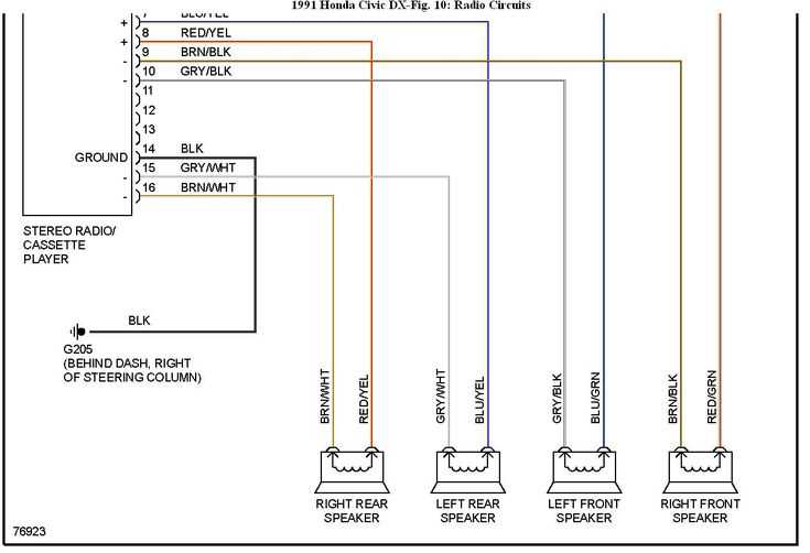 2000 honda civic stereo wiring diagram