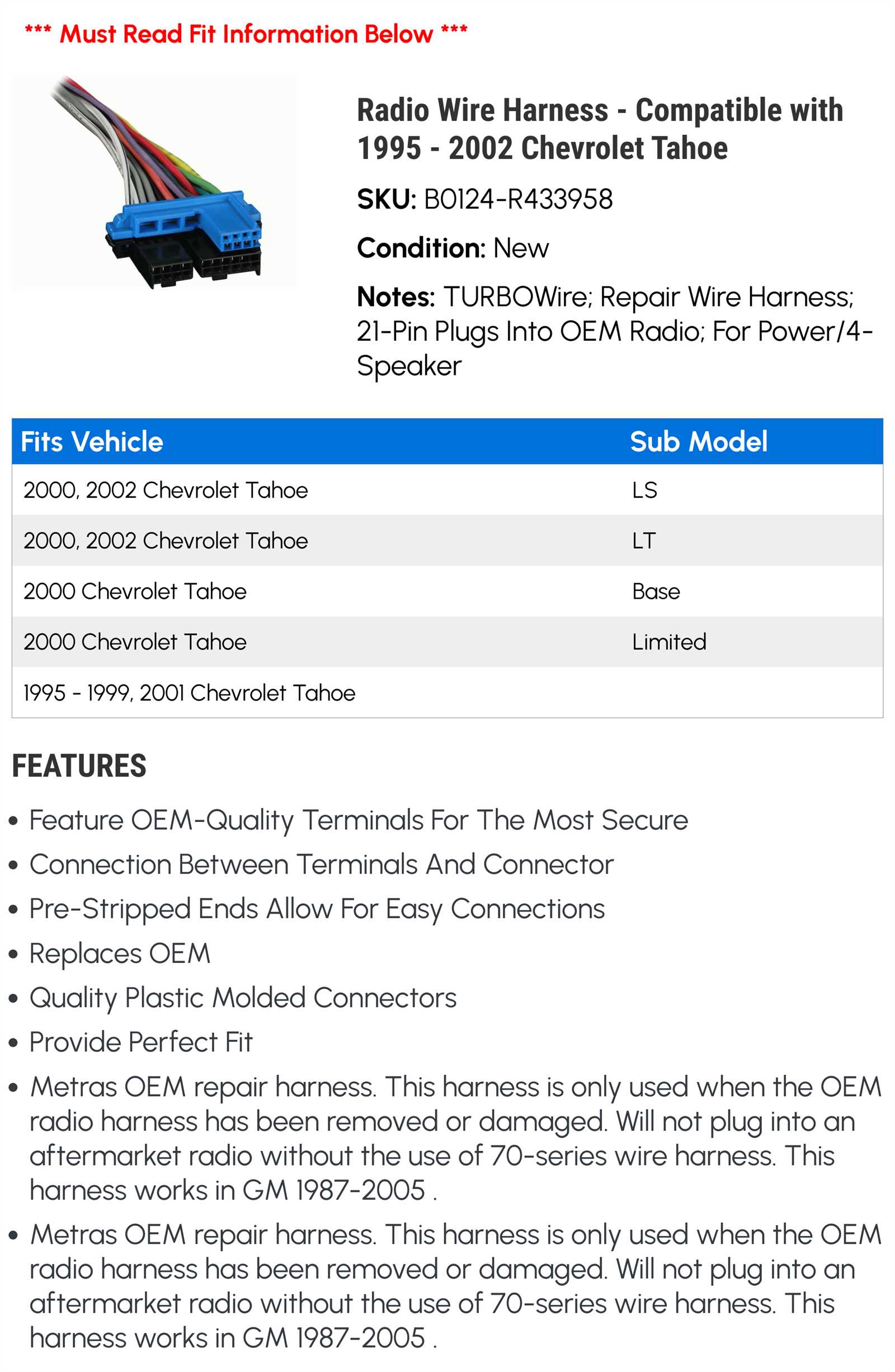 2002 tahoe radio wiring diagram