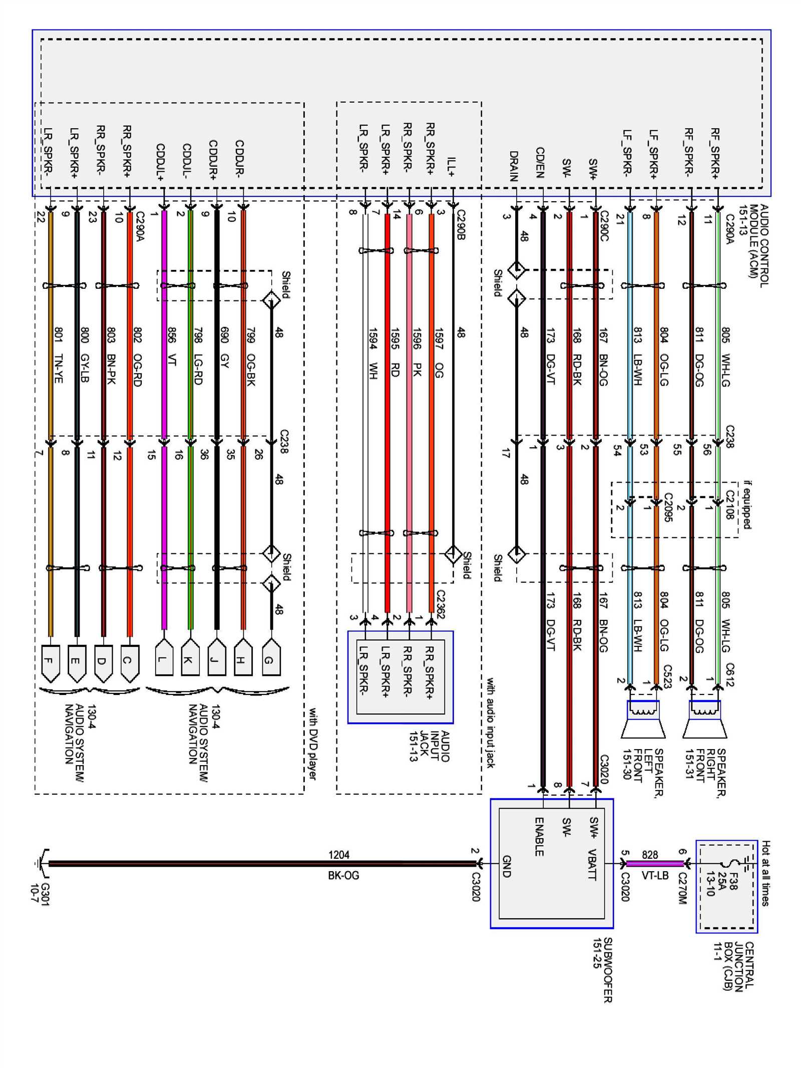 2004 mustang radio wiring diagram