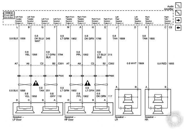 2006 chevy impala stereo wiring diagram