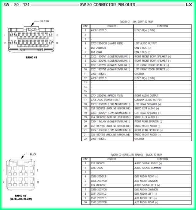 2006 chrysler 300c wiring diagram