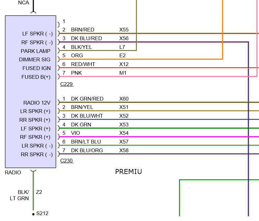 2006 dodge ram stereo wiring harness diagram