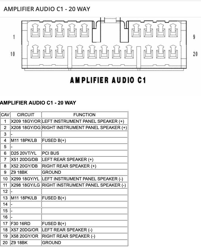 2007 dodge charger radio wiring diagram