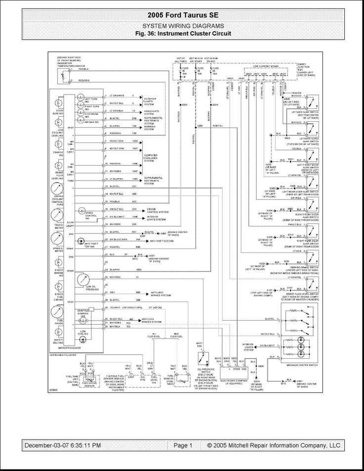 2007 ford focus radio wiring diagram