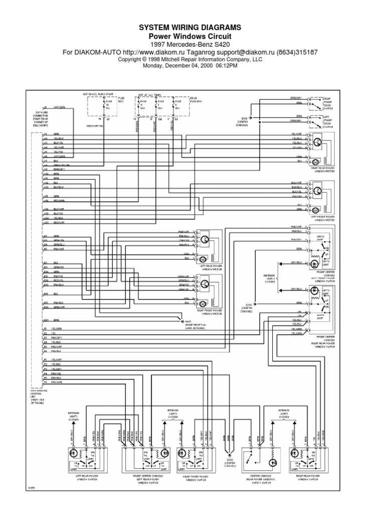 2007 gl450 rear window motor wiring diagram