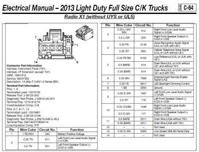 2008 chevrolet silverado radio wiring diagram