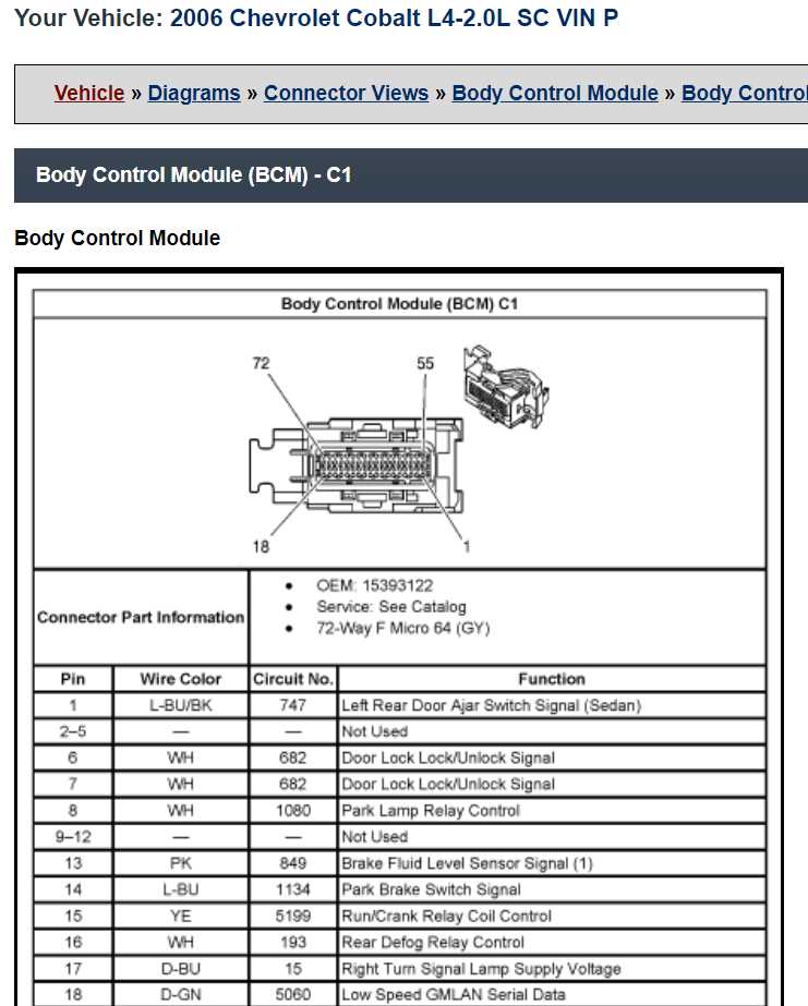 2008 chevy cobalt radio wiring diagram