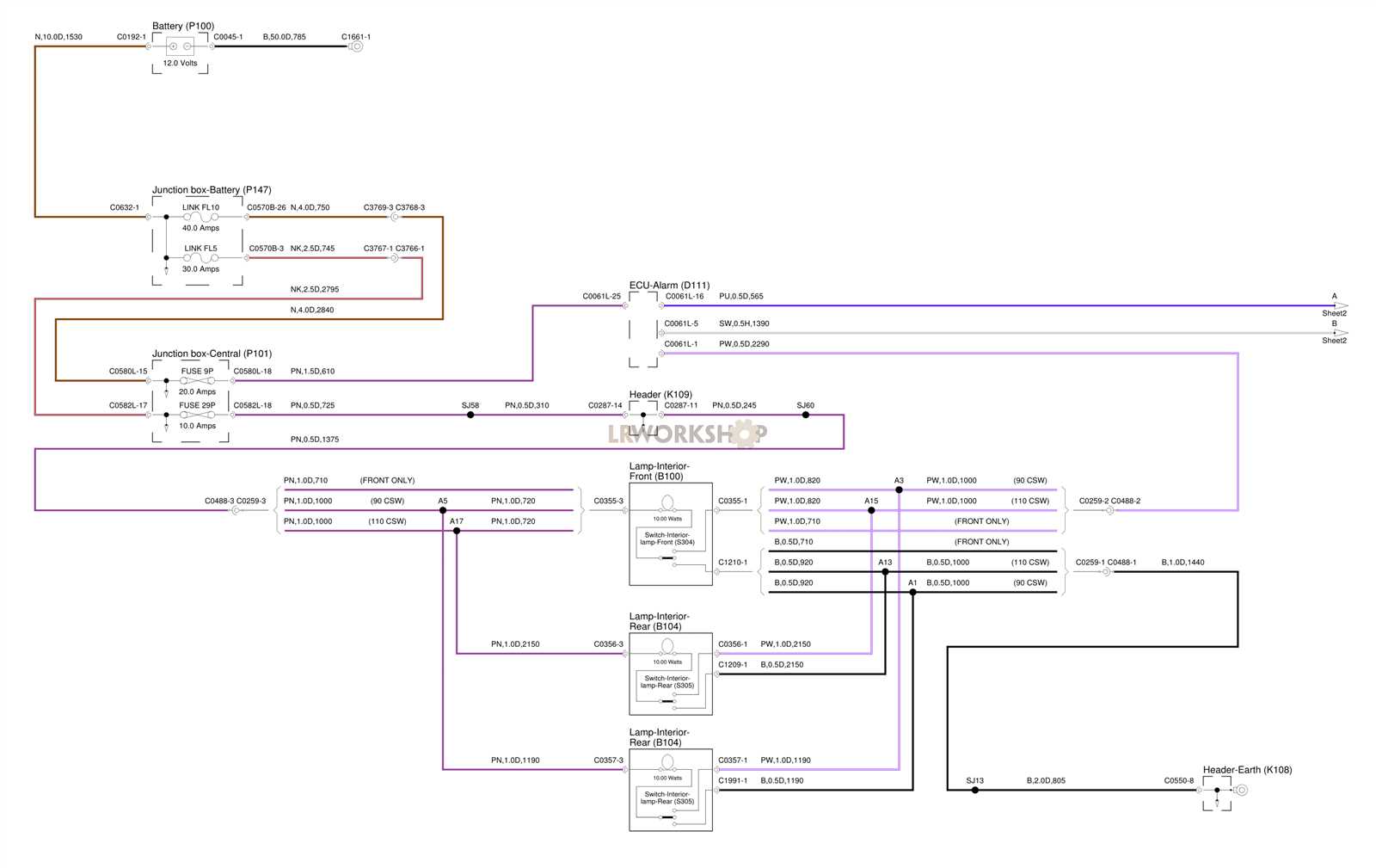 2008 ford edge radio wiring diagram