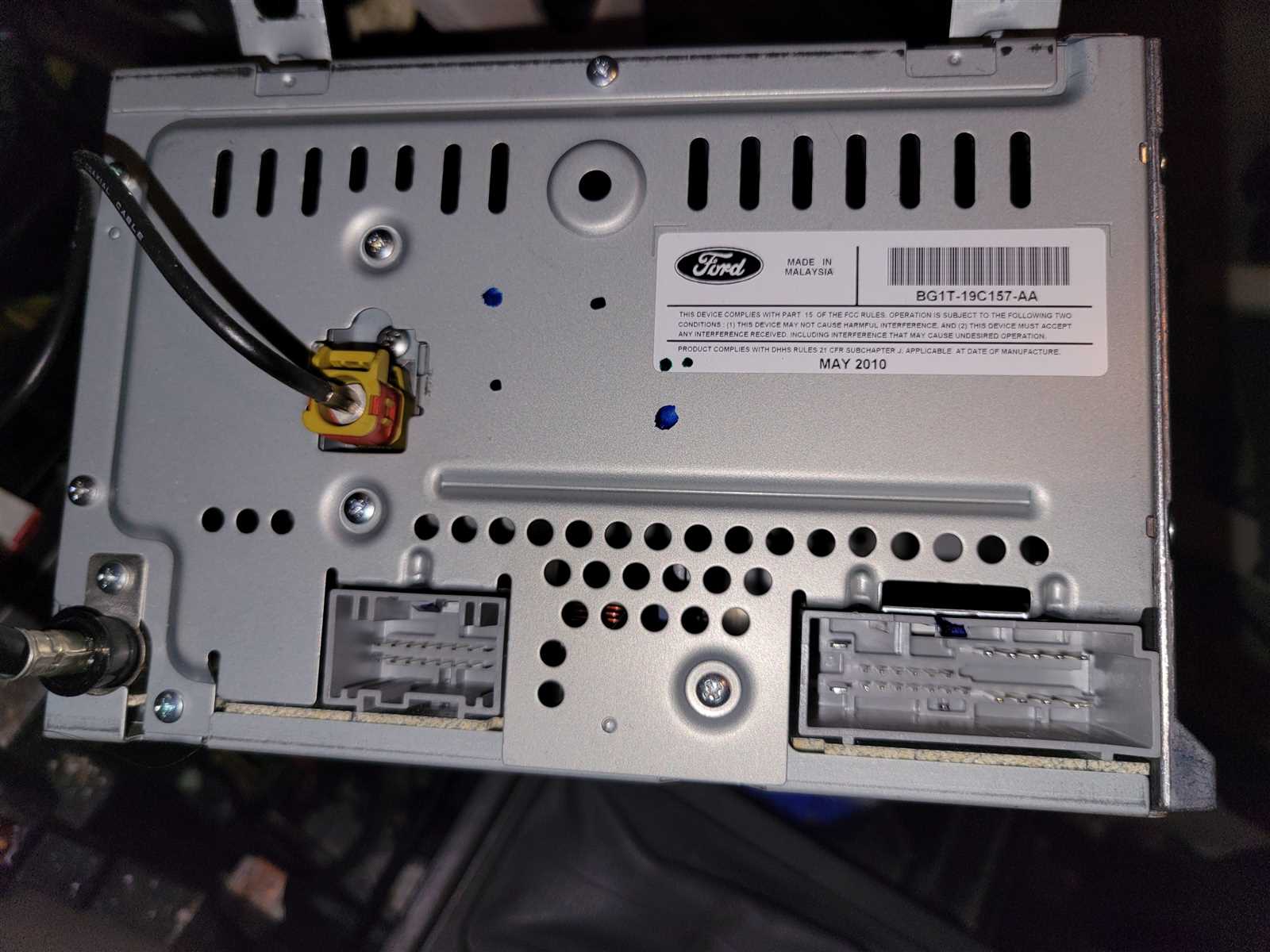 2010 ford fusion radio wiring diagram