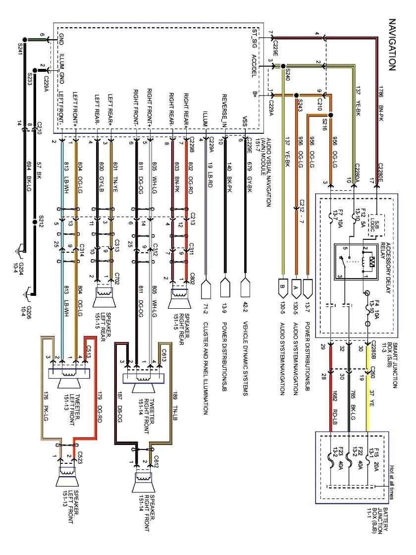 2011 ford fusion radio wiring diagram