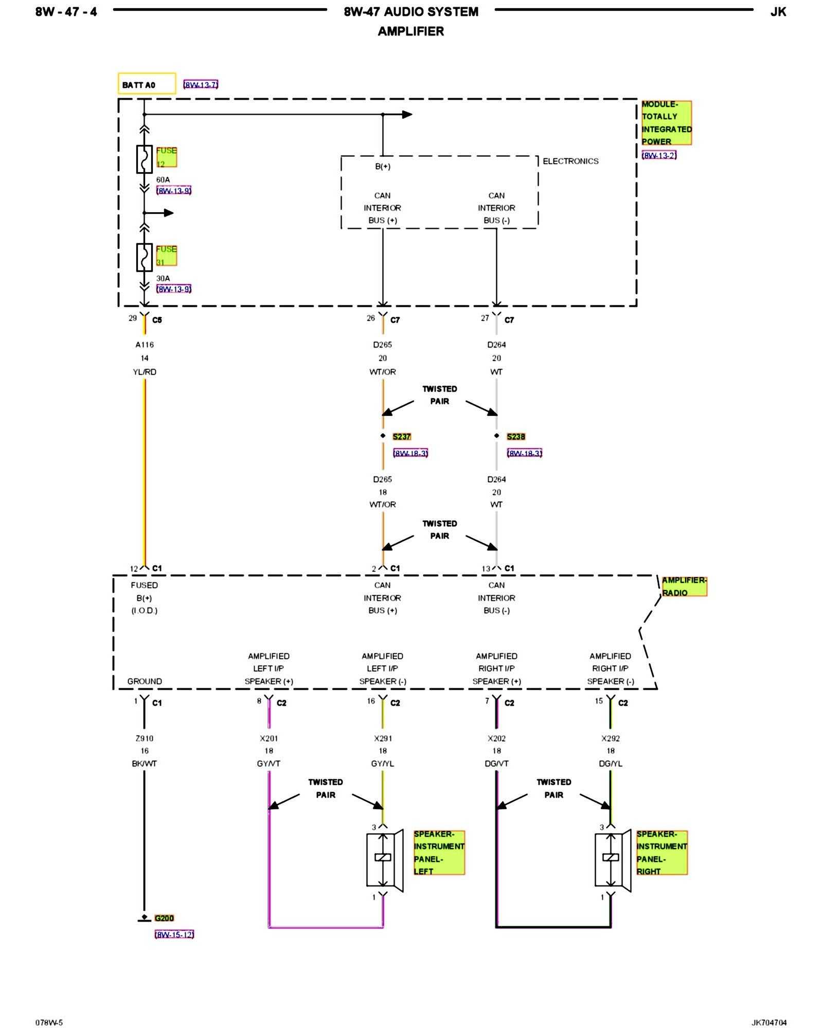 2012 jeep grand cherokee radio wiring diagram