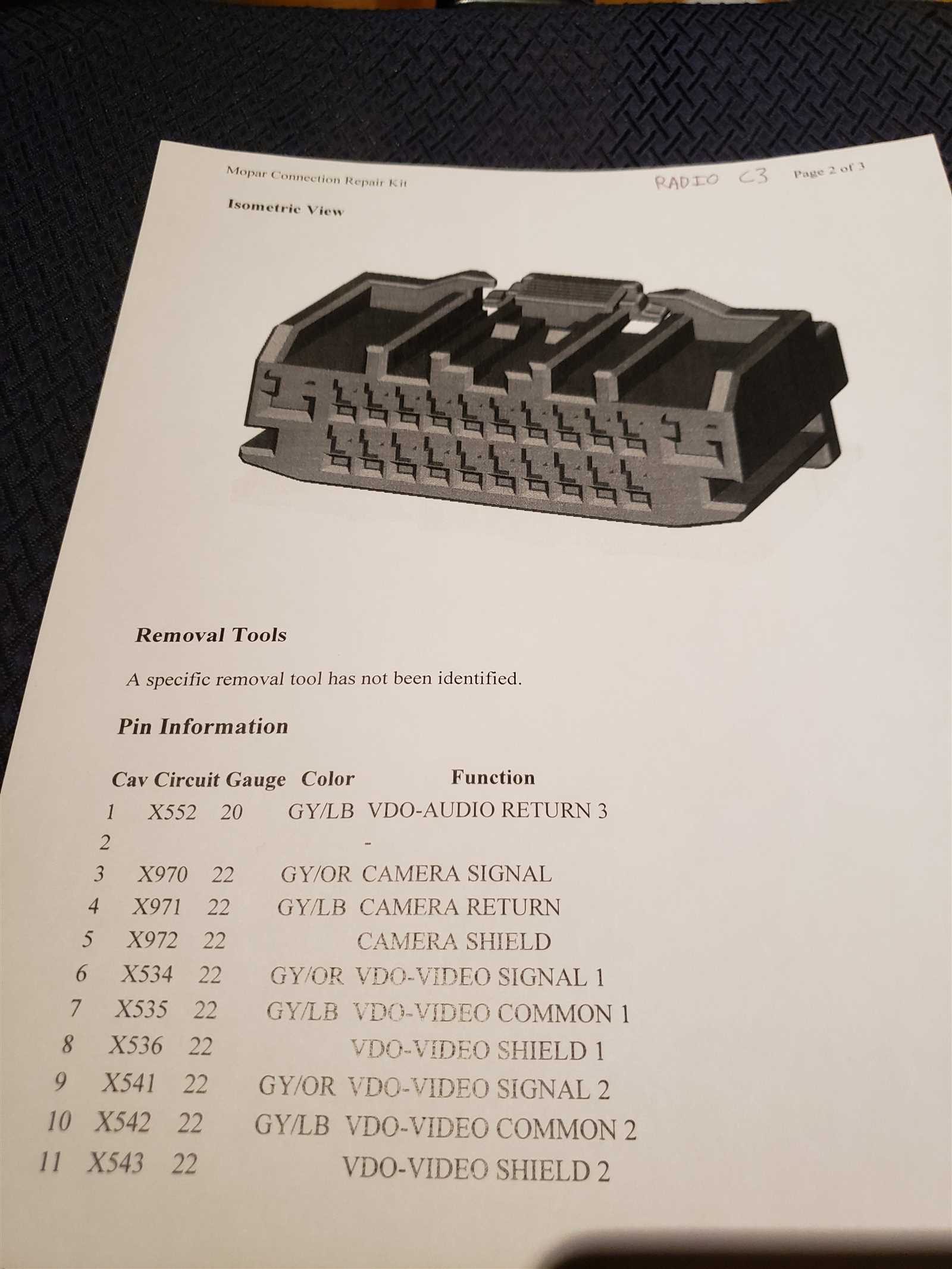 2016 dodge grand caravan radio wiring diagram