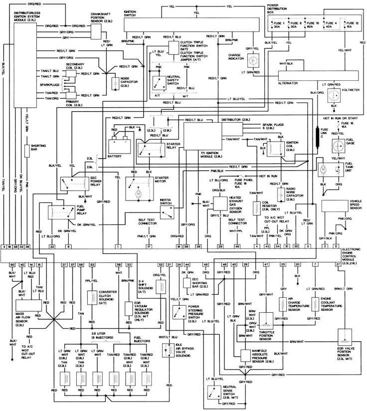 ford ranger wiring harness diagram