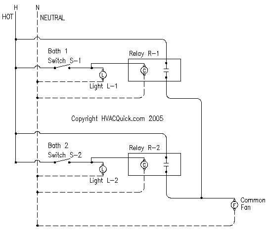 hvac fan relay wiring diagram